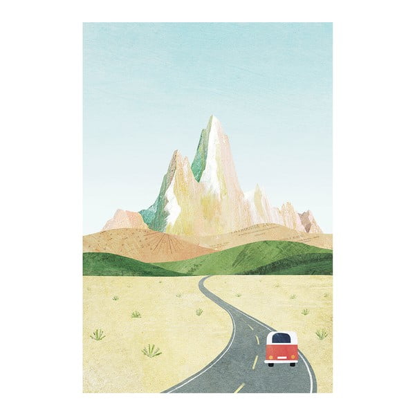 Plakat 30x40 cm Patagonia – Travelposter