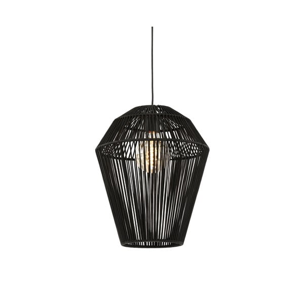 Czarna lampa sufitowa ø 30 cm Deya – Light & Living