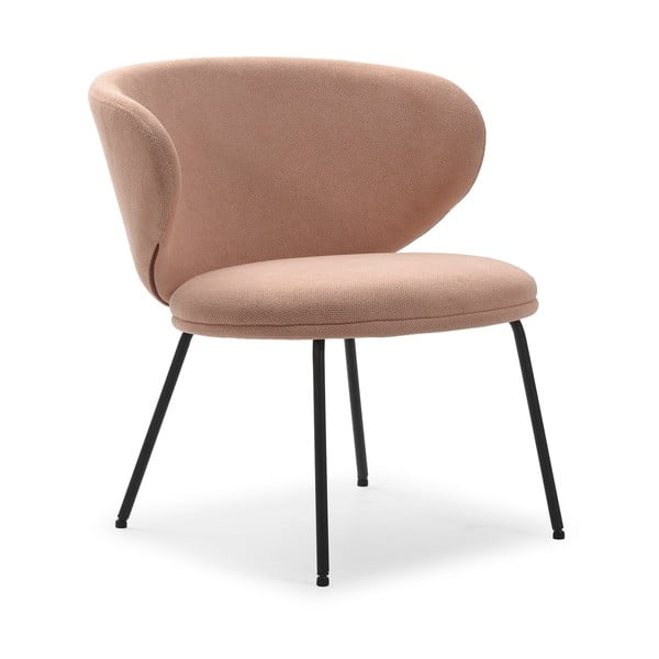 Jasnoróżowy fotel Rush – Marckeric