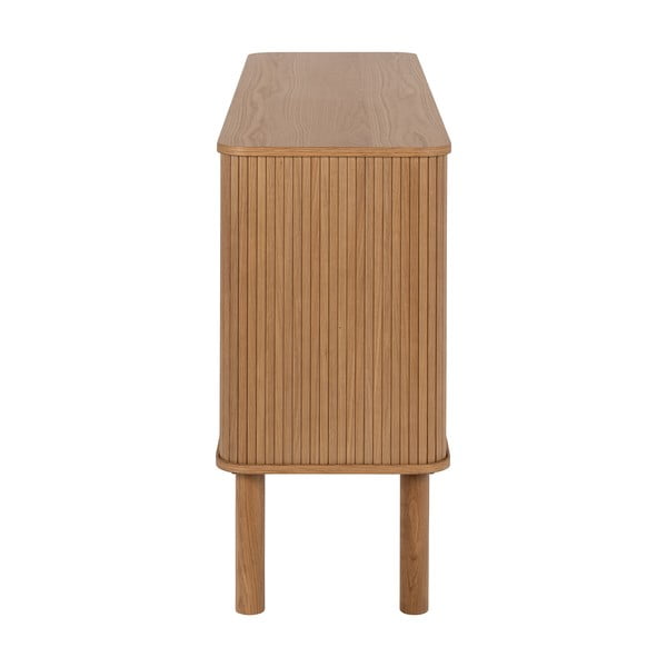 Niska komoda w dekorze dębu z drzwiami przesuwnymi 160x80 cm Langley – Actona-image-3