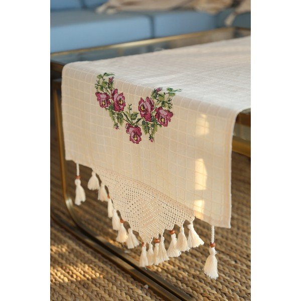 Bawełniany bieżnik 45x150 cm Cross – Oyo Concept-image-1