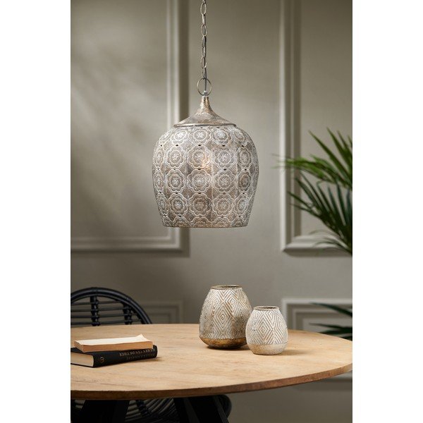 Szara lampa wisząca Kadiri – Light & Living-image-1