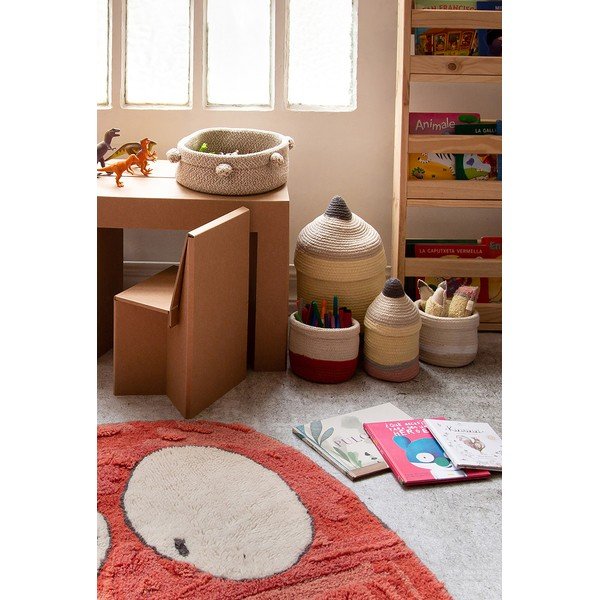 Tekstylny dziecięcy kosz na zabawki ø 25x45 cm Pencil Large – Lorena Canals-image-4