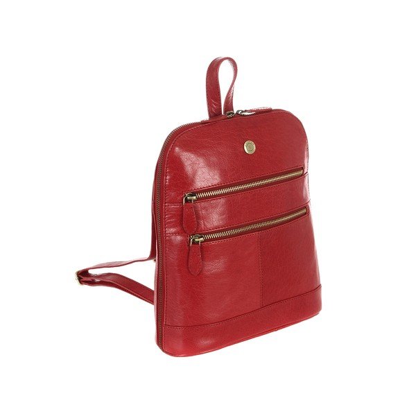 Plecak skórzany Florence Cranberry-image-2