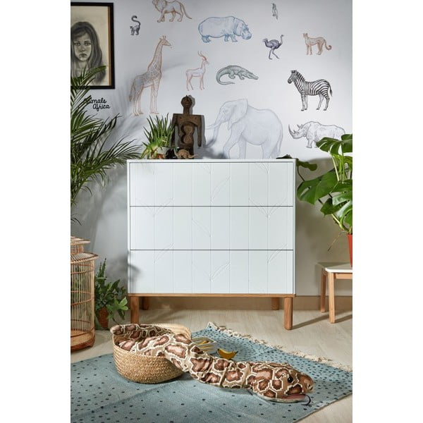 Biała komoda dziecięca BELLAMY Toteme Botanic-image-2