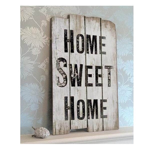 Drewniana tablica Home sweet home 30x45 cm