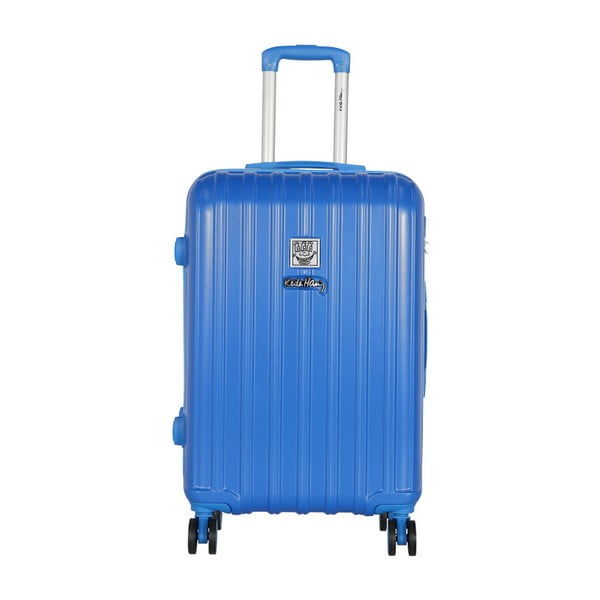 Niebieska walizka LULU CASTAGNETTE Edge, 71 l