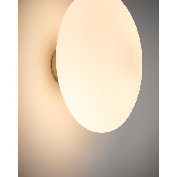 Kinkiet w biało-srebrnym kolorze ø 26 cm Bamila – Kave Home-image-3