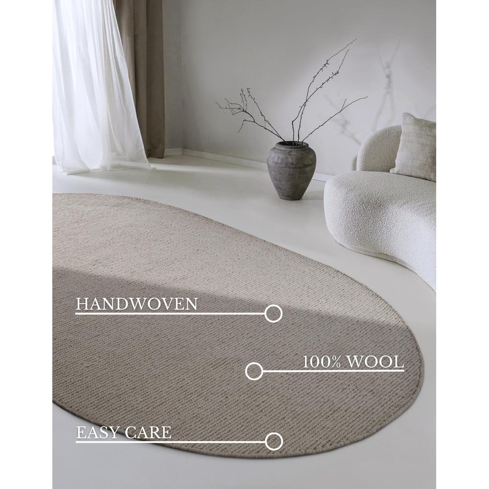 Jasnobrązowy wełniany dywan tkany ręcznie 160x230 cm Francois – Villeroy&Boch (zdjęcie 9)