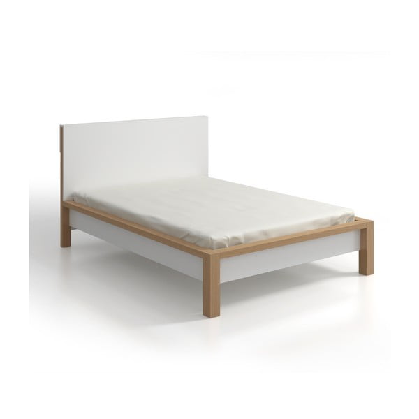 Łóżko 2-osobowe z drewna sosnowego SKANDICA InBig, 160x200 cm