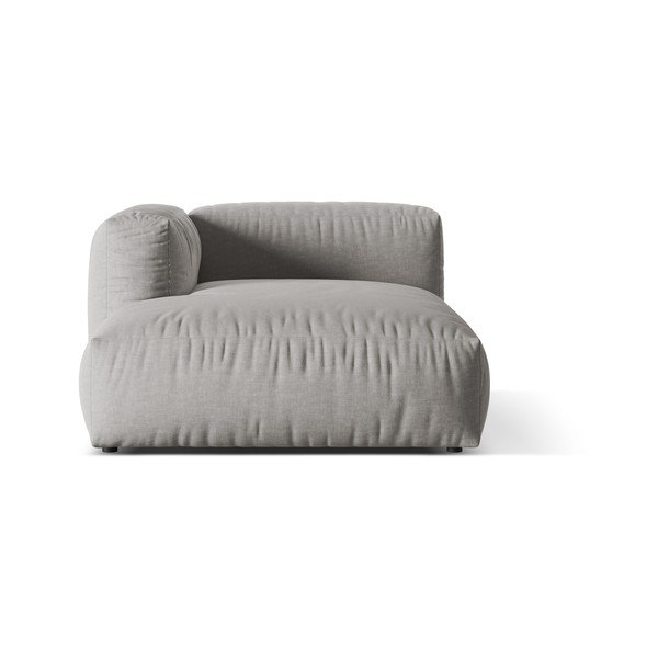 Jasnoszary moduł sofy (lewostronny) Martina – Micadoni Home