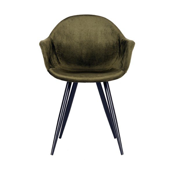 Aksamitne krzesła w kolorze khaki zestaw 2 szt. Forli – LABEL51-image-1