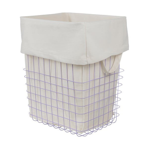 Fioletowy metalowo-tekstylny kosz na pranie 64 l Store-It – Mette Ditmer Denmark