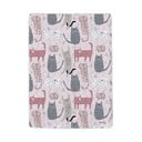 Zestaw pikowanego koca i poszewki na poduszkę z satyny bawełnianej 140x200 cm – Butter Kings