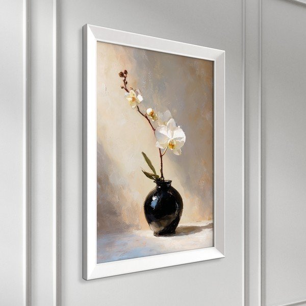 Obraz drukowany z ramą w zestawie 56x75 cm White Orchid – Styler-image-4
