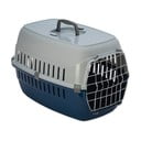 Niebiesko-szary transporter dla czworonoga 35x58 cm Dog Fantasy Carrier – Plaček Pet Products