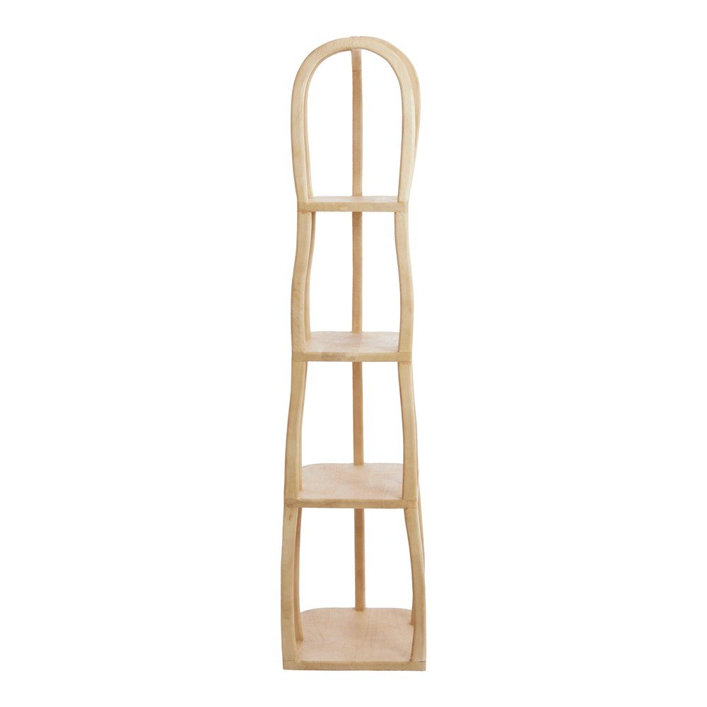 Regał z litego drewna mango w jasnym naturalnym kolorze 53x175x40 cm Lowe – Light & Living (zdjęcie 4)