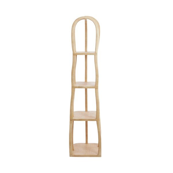 Regał z litego drewna mango w jasnym naturalnym kolorze 53x175x40 cm Lowe – Light & Living-image-3