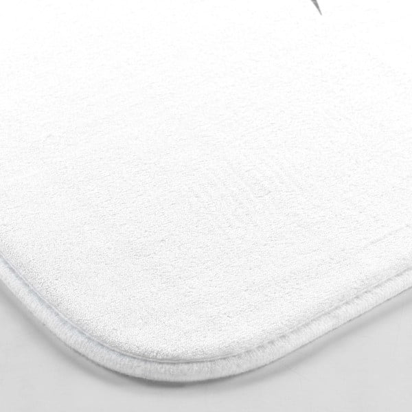 Dywanik łazienkowy w biało-srebrnym kolorze 45x75 cm Orbella – douceur d'intérieur-image-2