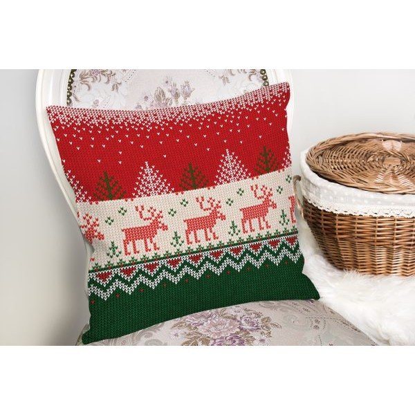 Poszewka na poduszkę ze świątecznym motywem 43x43 cm Merry Christmas – Mila Home-image-1