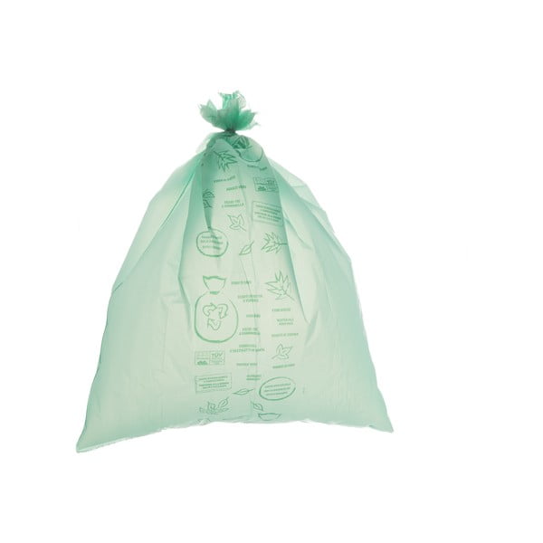 Biodegradowalne worki na śmieci BIO EXTRUSION, 20 sztuk, obj. 35 l-image-1