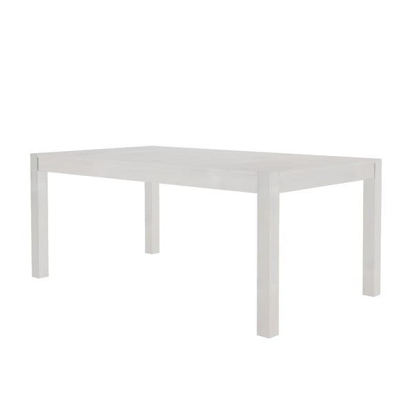 Biały stół do jadalni z litego drewna sosnowego Støraa Monique, 76x180 cm