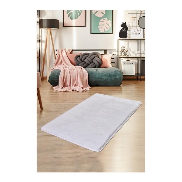 Biały dywan Milano, 140x80 cm