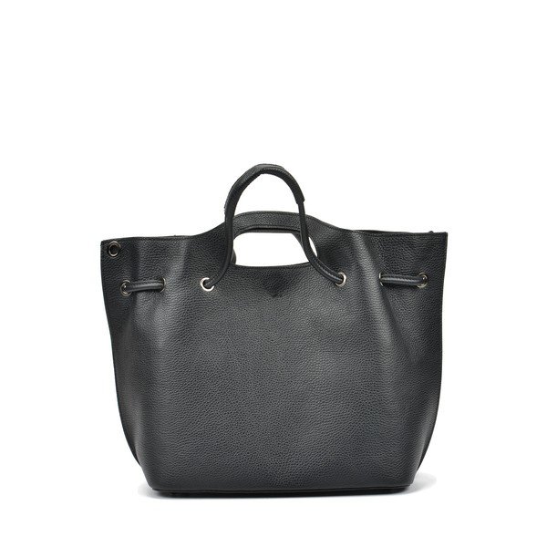 Czarna torebka skórzana Mangotti Bags Angela