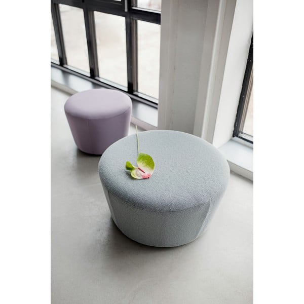 Brązowy skórzany puf EMKO Naïve, ø 72 cm-image-2