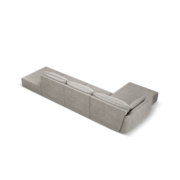 Jasnoszary narożnik (lewostronny) Vanda – Mazzini Sofas-image-3
