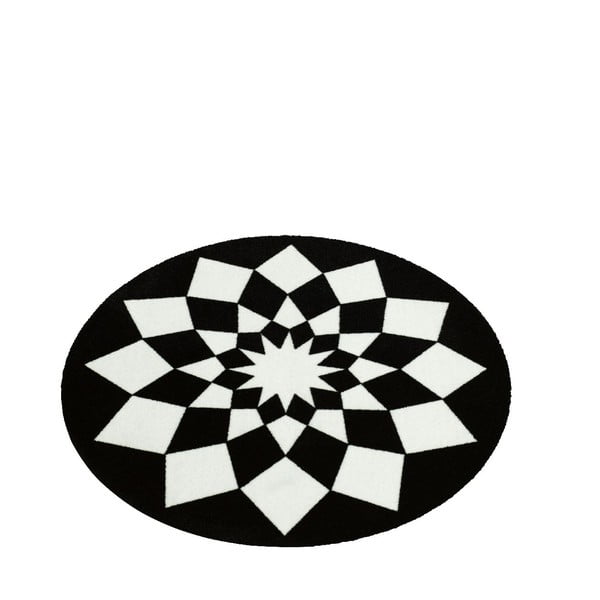 Dywan Deko - czarne wzory, 100 cm-image-2