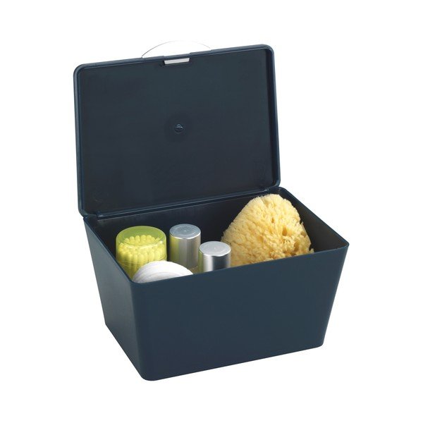 Granatowy pojemnik łazienkowy Wenko Brasil-image-1