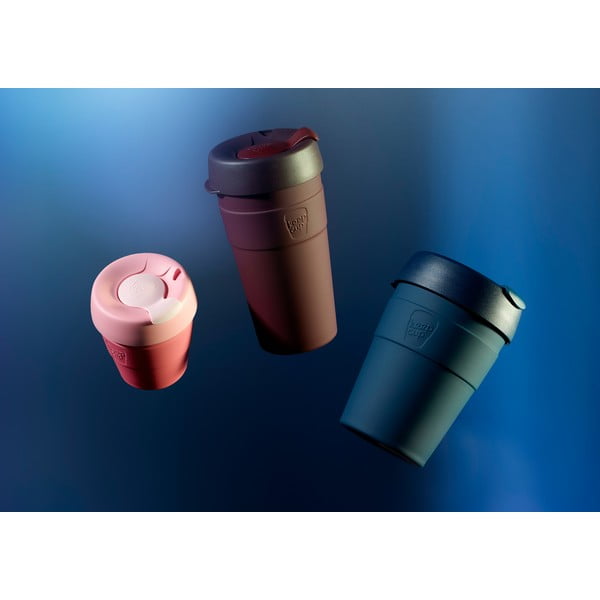 Ciemnoniebieski kubek podróżny z wieczkiem KeepCup Spruce Thermal, 340 ml-image-1
