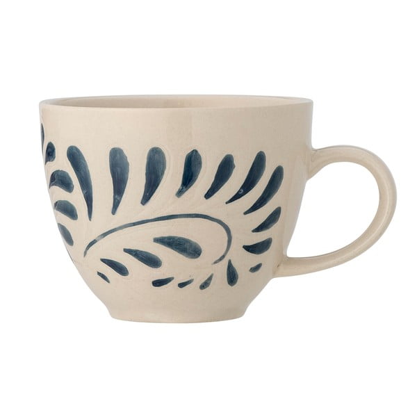 Biało-niebieski kamionkowy kubek 240 ml Heikki – Bloomingville