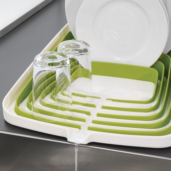 Biało-zielony ociekacz do naczyń Arena-image-1