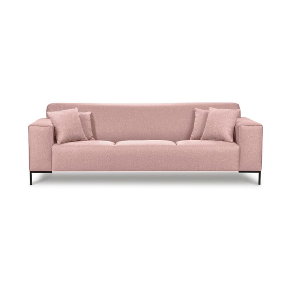 Różowa sofa Cosmopolitan Design Seville, 264 cm
