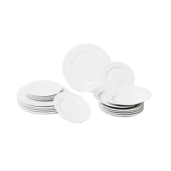 Porcelanowy zestaw talerzy 18 szt. Imperio – Bonami Essentials