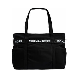 Czarna materiałowa torebka Michael Kors The Michael