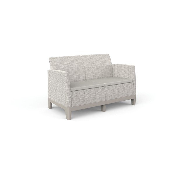 Szarobeżowa sofa ogrodowa Scandi Forma – Keter