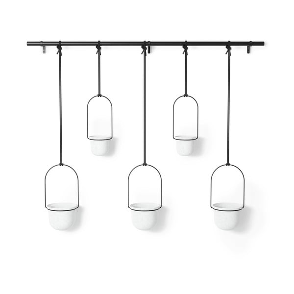 Plastikowe osłonki na doniczki zestaw 5 szt. ø 7,5 cm Triflora – Umbra