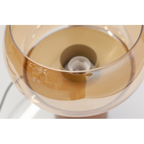 Pomarańczowa metalowa lampa stołowa BePureHome, wys. 28 cm-image-1