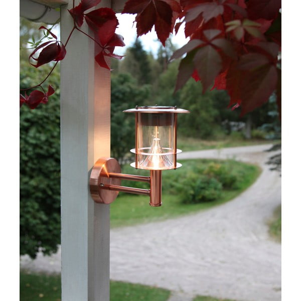 Lampa na zewnątrz Solar Energy Wall Lantern Rose-image-1
