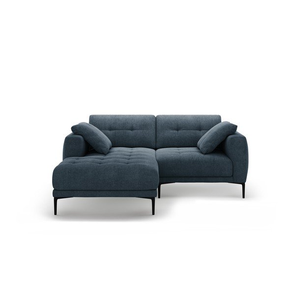 Ciemnoniebieski narożnik (lewostronny/z szezlongiem) Bemy – Micadoni 