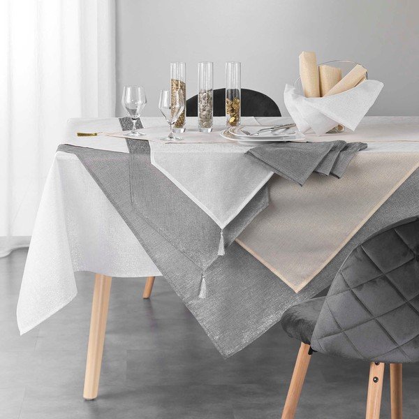 Tekstylne serwetki zestaw 3 szt. Silvery – douceur d'intérieur-image-3