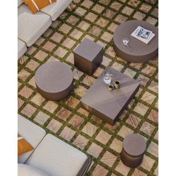 Stolik ogrodowy betonowy 60x80 cm Rustella – Kave Home-image-2