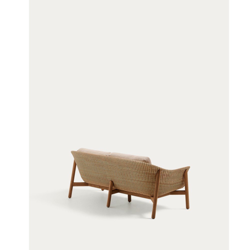 Beżowa/w naturalnym kolorze tapicerowana sofa ogrodowa Galea – Kave Home (zdjęcie 4)