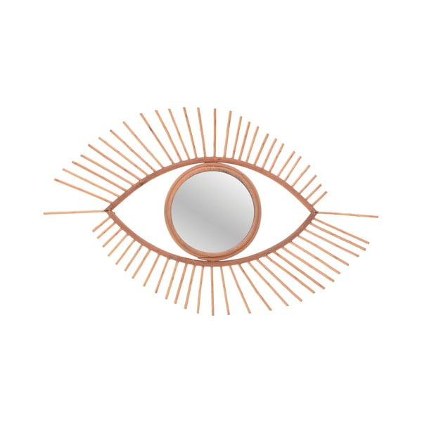 Lustro w kształcie oka z ramą z drewna wierzby InArt Eye