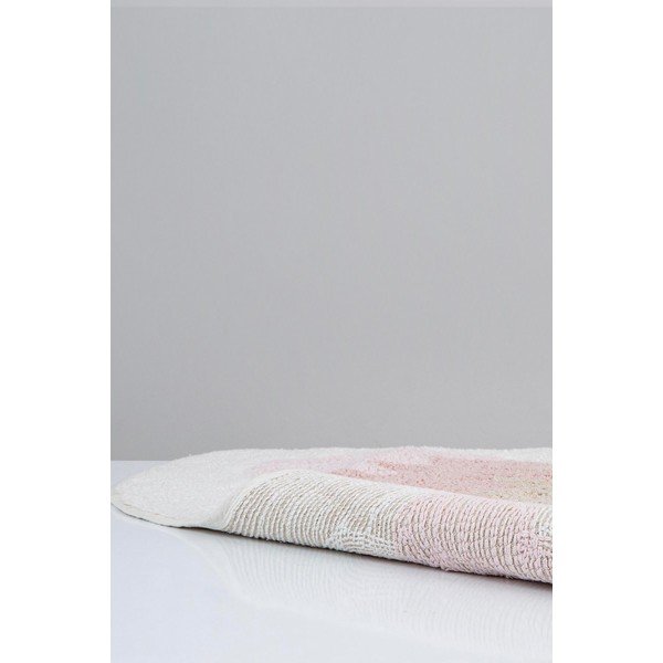 Różowy bawełniany dywanik łazienkowy Irya Home Collection Lavin-image-4