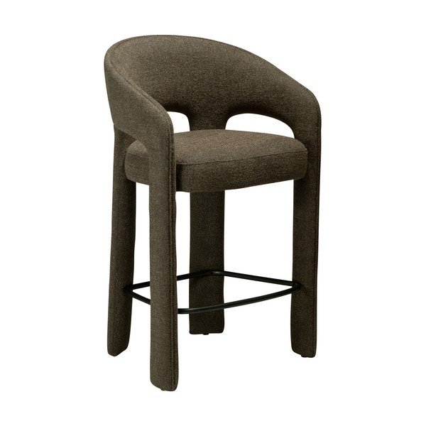 Hoker w kolorze khaki (wysokość siedziska 67 cm) Splendor – DAN-FORM Denmark