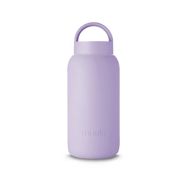Lawendowa butelka podróżna 500 ml Pastel Lilac – Muuki-image-2